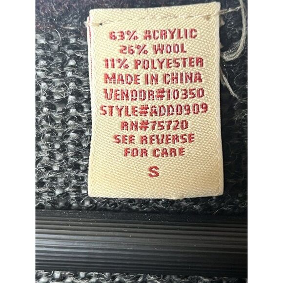 BKE Buckle Wool Blend Long Sleeve Sweater Women's Small Emo Punk Goth Y2K.   Z - Picture 6 of 7